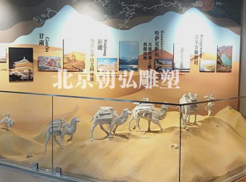 北京雕塑廠在展館場景復(fù)原常用的雕塑組合辦法